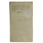 Letter of the custodian of the cathedral in Poznan K. Walknowski from 1814