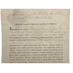 Letter of the custodian of the cathedral in Poznan K. Walknowski from 1814