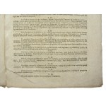 Notice on changes in the law, Duchy of Warsaw, 1808r