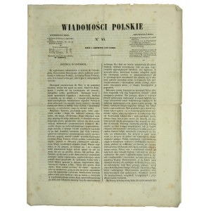 Wiadomości Polskie z 1 grudnia 1860 r