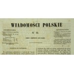 Wiadomości Polskie z 1 grudnia 1860 r