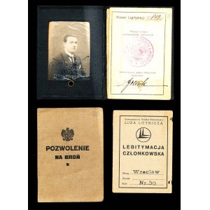 Set of personal documents of an official, Lviv