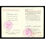Set of personal documents of an official, Lviv