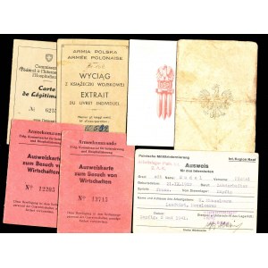 A set of documents of a soldier of the Infantry Rifle Division