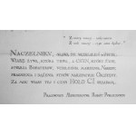 Marschall Piłsudski, Grüße zum Namenstag, 1919