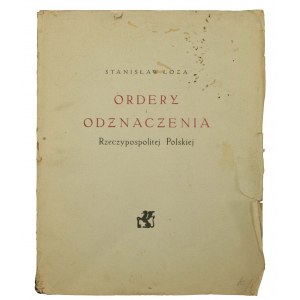 Ordery i odznaczenia Rzeczypospolitej Polskiej, S.Łoza, 1925r