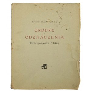 Orden und Ehrenzeichen der Republik Polen, S.Łoza, 1925.