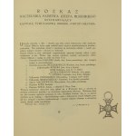 Orden und Ehrenzeichen der Republik Polen, S.Łoza, 1925.