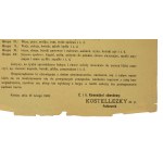 Announcement ck - maximum food prices, Kielce, 1916r