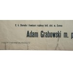 Obwieszczenie ck - ograniczenie wypieku chleba, Lwów, 1915r