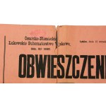 Ernennungsschreiben des deutschen Militärgouverneurs, Łuków, 1918.
