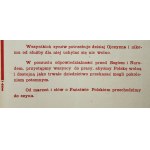 Leaflet-proclamation announcing the creation of the Provisional Council of State of the Kingdom of Poland, 1917r