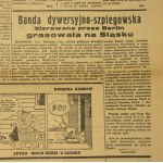 Die Tageszeitung Wieczór Warszawski - 17. August 1939 mit dem Nachruf auf Wojciech Korfanty