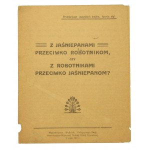 Bolshevik leaflet from the 1920 war period