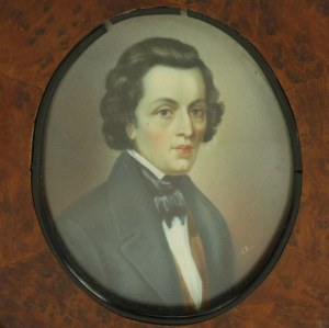 Fryderyk Chopin, portret, miniatura. XIX wiek