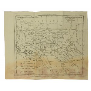 Małopolska, Galicja i Lodomeria, mapa, XVIII/XIX w