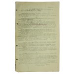 Zestaw 26 dokumentów- wybory parlamentarne, 1930r, Janów Lubelski