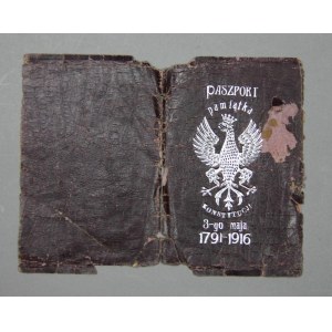 Passport souvenir of the May 3 Constitution 1791- 1916