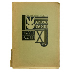 Album des zehnjährigen Bestehens des Korpsbezirks Nr. VII Poznań 1932r.