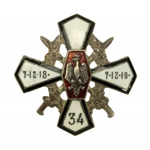 Abzeichen des 34. Infanterieregiments.