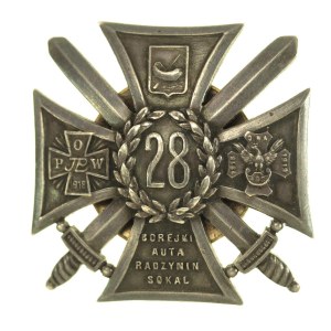 Abzeichen des 28. Kaniowski-Schützenregiments
