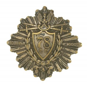 Badge of the 78th Infantry Regiment