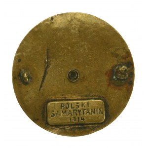 Abzeichen des polnischen Samariters 1914.