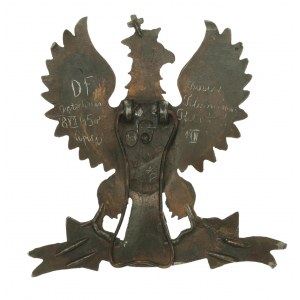 Gekrönter Adler als patriotisches Souvenir aus der Zeit der Zweiten Republik
