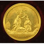 Taufmedaille von Maria Wladyslawa Kronenberg, Warschau 1882. gold.
