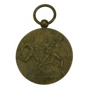 Medal sportowy Dni Morza 1938 r. Sygnowany A. Nagalski.