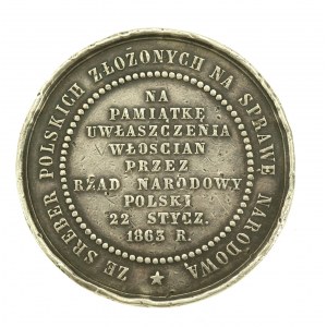 Medal Powstanie Styczniowe 1863.