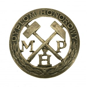 II RP Badge of Honor Diploma of the Ministry of Industry and Trade.