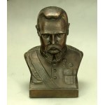 A bust of Marshal Jozef Pilsudski from the Second Republic of Poland.