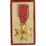 Krzyż Oficerski Orderu Odrodzenia Polski z legitymacją dla generała brygady.