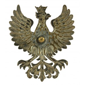 Der Adler auf der Mütze des sogenannten Großpolens der Zweiten Republik.