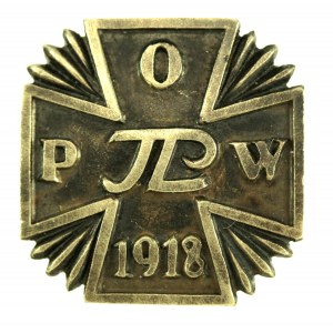 Odznaka pamiątkowa Polskiej Organizacji Wojskowej, miniatura