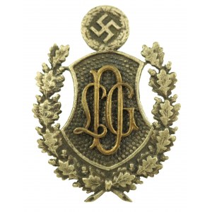 Odznaka Lodzer Deutsche Gymnasium - Niemieckie Gimnazjum w Łodzi, 1939r