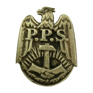 Odznaka PPS - Polska Partia Socjalistyczna.