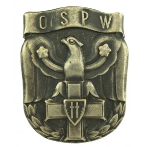 Set of three badges of officer schools of the People's Republic of Poland