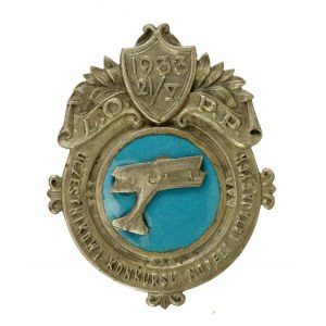 Odznaka pamiątkowa L.O.P.P. 1933r konkurs modeli latających