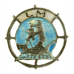 Maritime League badge, lacquered, II RP