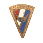 Trzy odznaki Klub Sportowy Gwardia Łódź