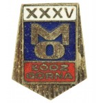 Dwie odznaki związane Milicją Obywatelską z okresu PRL