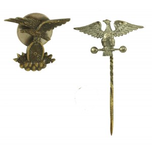 Two badges of the Falcons, Second Republic.