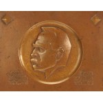 Marszałek Józef Piłsudski, plakieta Mennica Państwowa, J.Aumiller