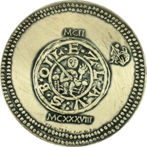 Medaille Boleslaw von Wrymouth, versilberte Bronze