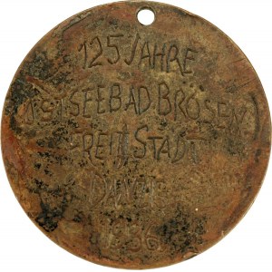 Medalik 125 lat kurortu w Wolnym Mieście Gdańsk, 1936r