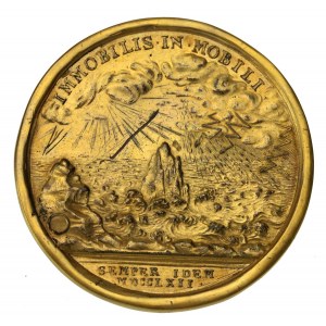 Alexei Bestuzhev-Riumin 1762 medal, gilt bronze