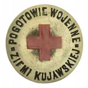 Abzeichen des Kriegsnotstandes der Region Kuyavia, PCK, 1919r.