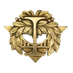Odznaka Politechnika Lwowska, Wydział Kolejowy, złoto
